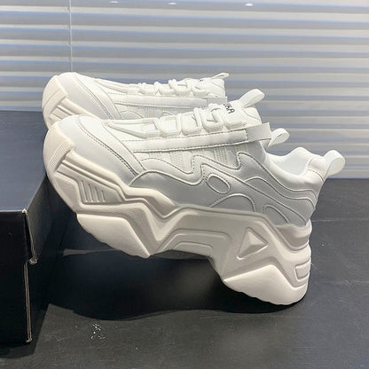 Spring New Korean Version Thick - Soled Heightened Sports And Leisure Trend Shoes - 𝐝𝐮𝐯𝐥𝐚𝐬𝐡𝐨𝐩.𝐜𝐨𝐦