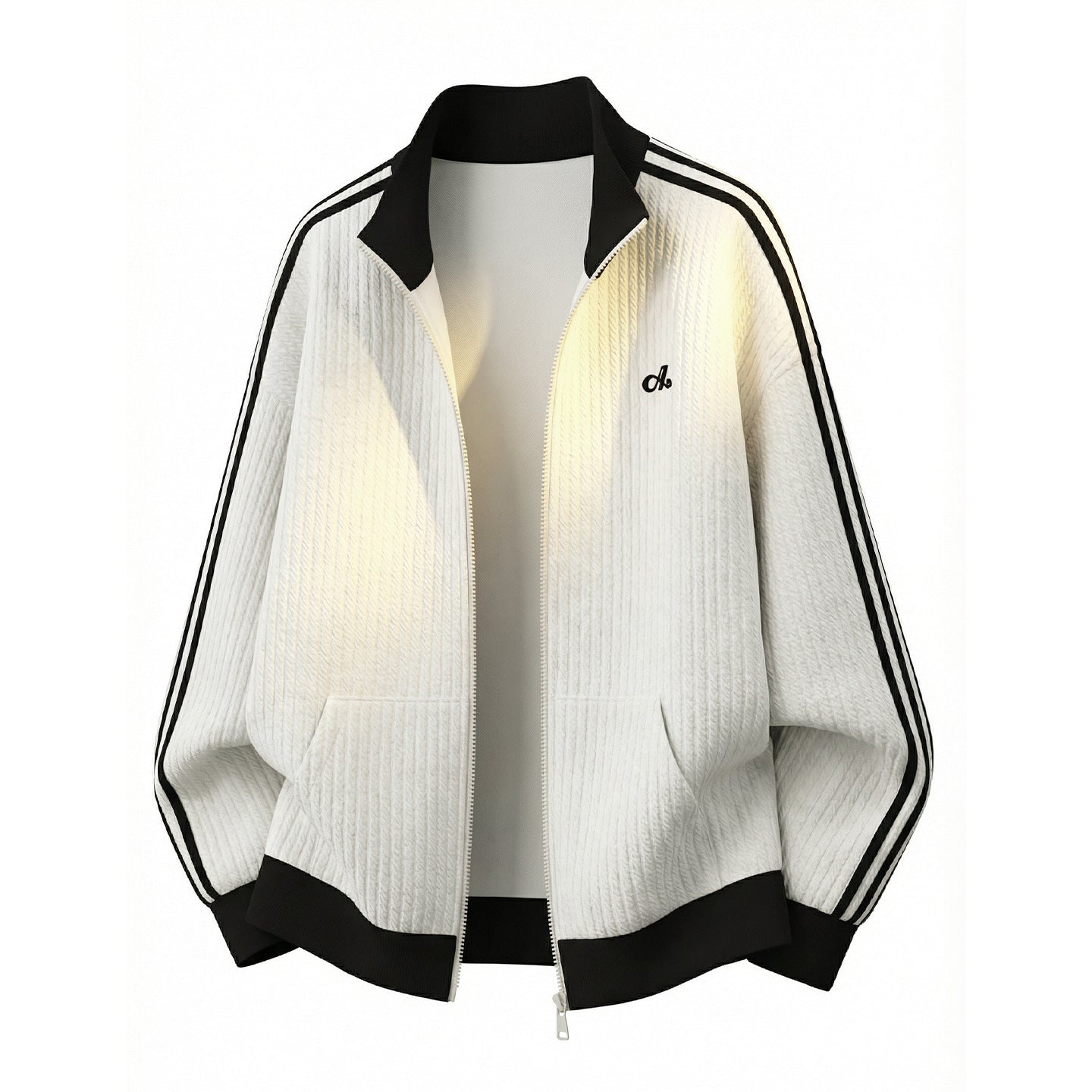 Stand up collar loose sports casual jacket - 𝐝𝐮𝐯𝐥𝐚𝐬𝐡𝐨𝐩.𝐜𝐨𝐦