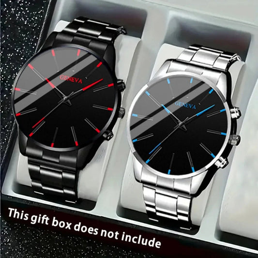 Stylish Men's Quartz Watch, Fashionable Business Men's Watch, Christmas, Halloween Gift - 𝐝𝐮𝐯𝐥𝐚𝐬𝐡𝐨𝐩.𝐜𝐨𝐦
