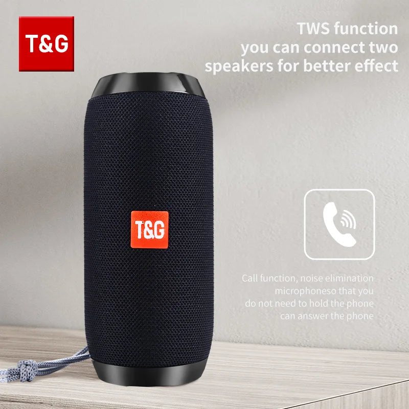 TG117 Bluetooth Speakers Portable Wireless Sound Box Outdoor Loudspeaker Waterproof Stereo Surround Supports TF Radio - 𝐝𝐮𝐯𝐥𝐚𝐬𝐡𝐨𝐩.𝐜𝐨𝐦
