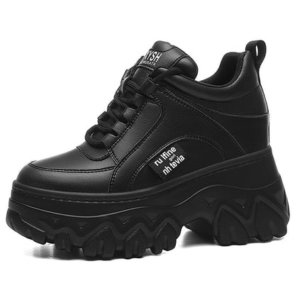 Thick soled height increasing dad shoes, casual women's shoes, Korean version trend - 𝐝𝐮𝐯𝐥𝐚𝐬𝐡𝐨𝐩.𝐜𝐨𝐦