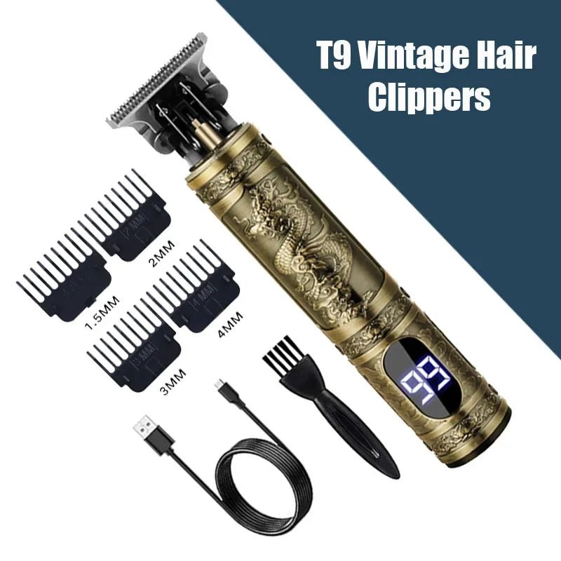 Three - speed Variable Gear T9 Hair Clipper Shaving Hair Trimming Hair Trimming Electric Shaver Boyfriend Gift Barber Clippers - 𝐝𝐮𝐯𝐥𝐚𝐬𝐡𝐨𝐩.𝐜𝐨𝐦