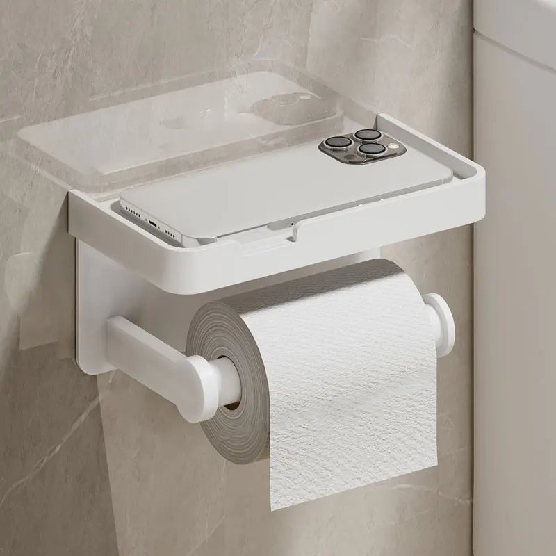 Toilet Paper Holder Wall - Mounted Aluminum Alloy Toilet Paper Holder Tissue Rack Bathroom Tissue Holder Bathroom Accessories - 𝐝𝐮𝐯𝐥𝐚𝐬𝐡𝐨𝐩.𝐜𝐨𝐦