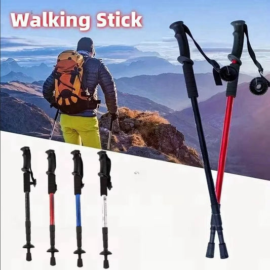 Trekking Poles Shock Absorption Foldable Ultralight Hiking Pole Suitable For Outdoor Camping Mountaineering Backpacking And Trip - 𝐝𝐮𝐯𝐥𝐚𝐬𝐡𝐨𝐩.𝐜𝐨𝐦