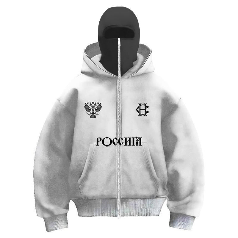 Trendy Fleece - lined Double Hood Unique Design Hoodie Unisex Loose Y2K Sweatshirt - 𝐝𝐮𝐯𝐥𝐚𝐬𝐡𝐨𝐩.𝐜𝐨𝐦