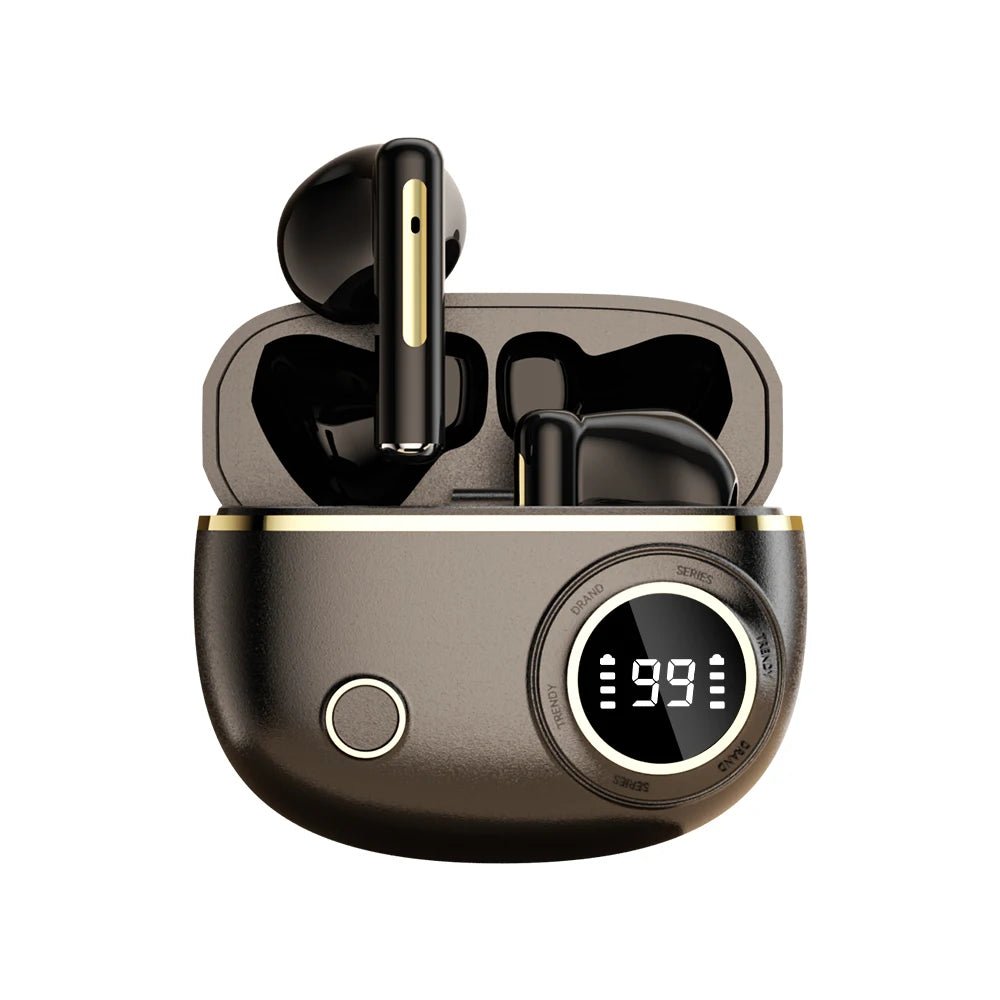 TWS Wireless Bluetooth Headset LED Dislpaly Binaural Waterproof Noise Reduction Earphone Sports Stereo Noise Canceling Headphone - 𝐃𝐔𝐕𝐋𝐀𝐒𝐇𝐎𝐏