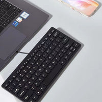 USB desktop laptop keyboard wired chocolate mini silent small keyboard - 𝐃𝐔𝐕𝐋𝐀𝐒𝐇𝐎𝐏