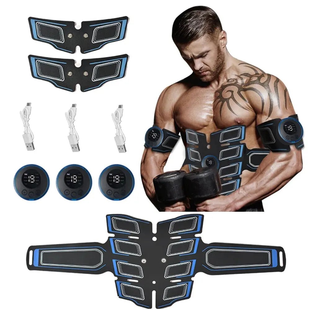 USB Rechargeable Abdominal Muscle Trainer Portable Abdominal Muscle Massager Electronic Training Belt Exercise Fitness Equipment - 𝐝𝐮𝐯𝐥𝐚𝐬𝐡𝐨𝐩.𝐜𝐨𝐦