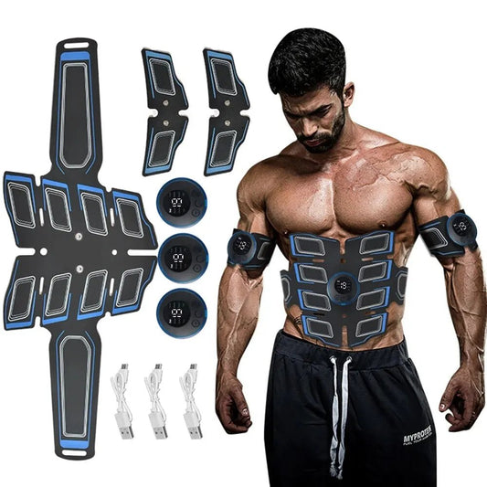USB Rechargeable Abdominal Muscle Trainer Portable Abdominal Muscle Massager Electronic Training Belt Exercise Fitness Equipment - 𝐝𝐮𝐯𝐥𝐚𝐬𝐡𝐨𝐩.𝐜𝐨𝐦