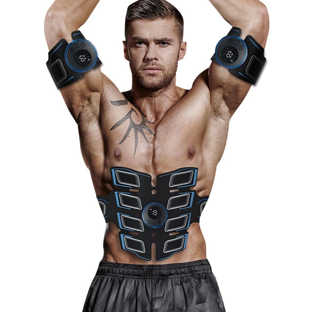 USB Rechargeable Abdominal Muscle Trainer Portable Abdominal Muscle Massager Electronic Training Belt Exercise Fitness Equipment - 𝐝𝐮𝐯𝐥𝐚𝐬𝐡𝐨𝐩.𝐜𝐨𝐦