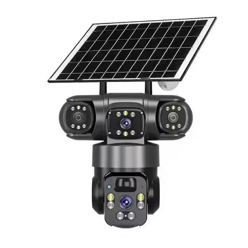 V380 360 - Degree Panoramic 3 - View 3 - Lens Wireless WiFi/4G Solar - Powered Camera Surveillance System - 𝐝𝐮𝐯𝐥𝐚𝐬𝐡𝐨𝐩.𝐜𝐨𝐦
