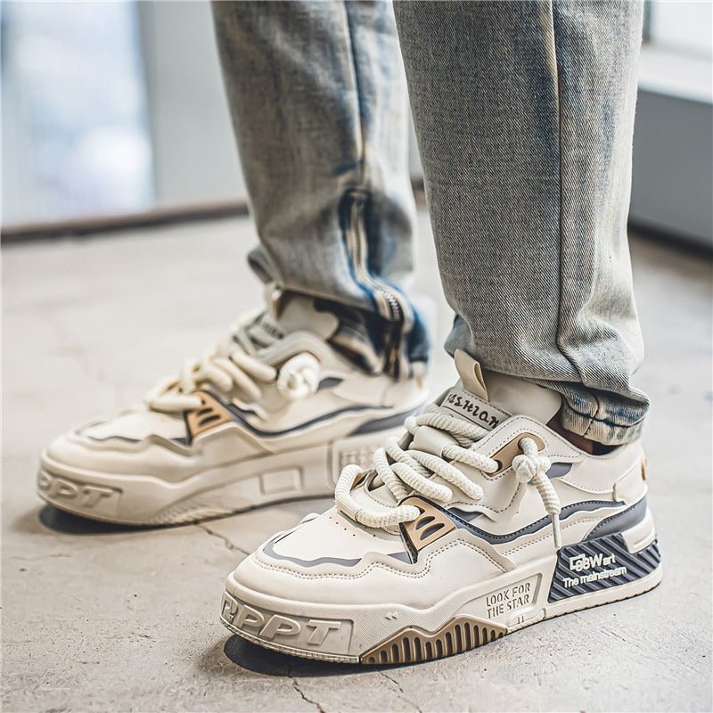 Versatile Thick Sole Casual Flat Shoes, Anti slip Youth Sports Trendy Shoes - 𝐝𝐮𝐯𝐥𝐚𝐬𝐡𝐨𝐩.𝐜𝐨𝐦