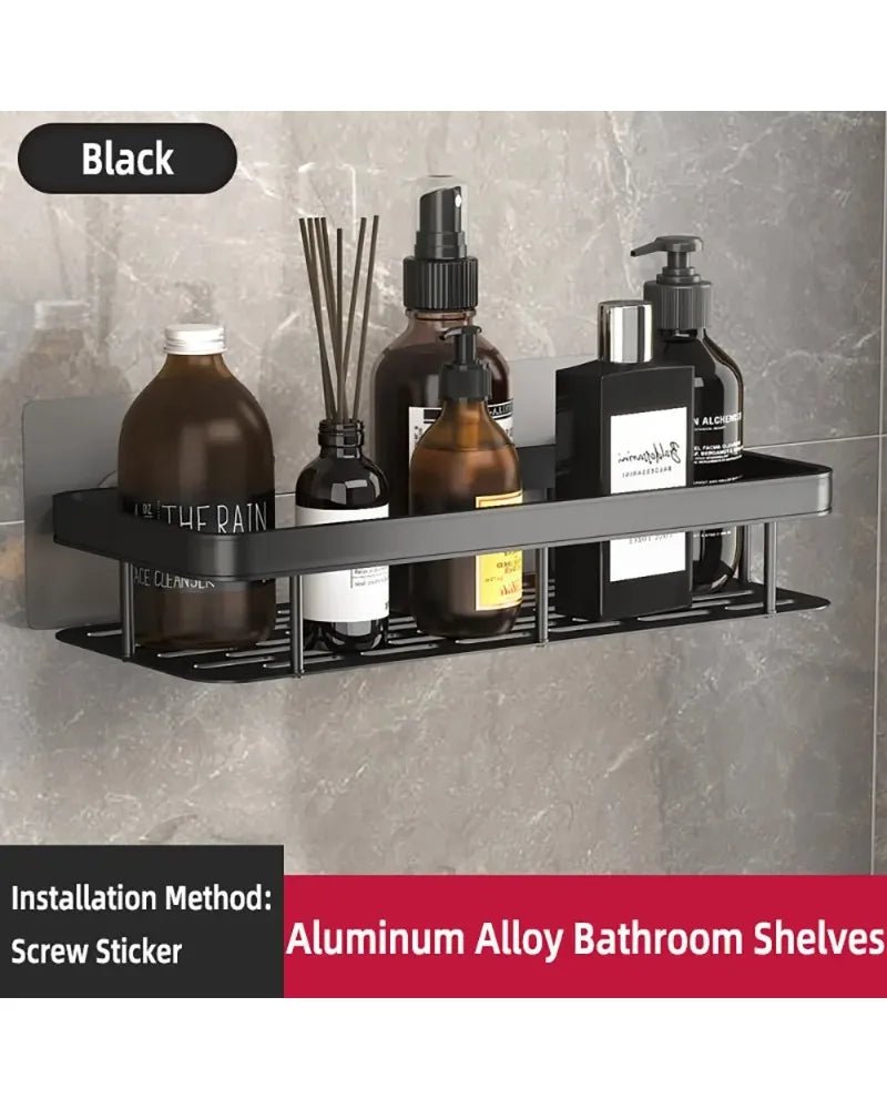 Wall Mounted Shower Shampoo Rack, Bathroom Towel Rack, Diamond Free Stand, Tripod Corner, Rectangular Storage Organizer - 𝐝𝐮𝐯𝐥𝐚𝐬𝐡𝐨𝐩.𝐜𝐨𝐦
