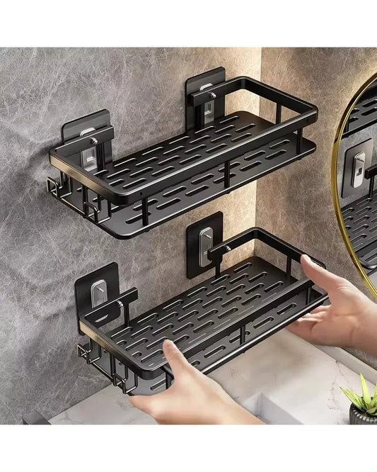 Wall Mounted Shower Shampoo Rack, Bathroom Towel Rack, Diamond Free Stand, Tripod Corner, Rectangular Storage Organizer - 𝐝𝐮𝐯𝐥𝐚𝐬𝐡𝐨𝐩.𝐜𝐨𝐦