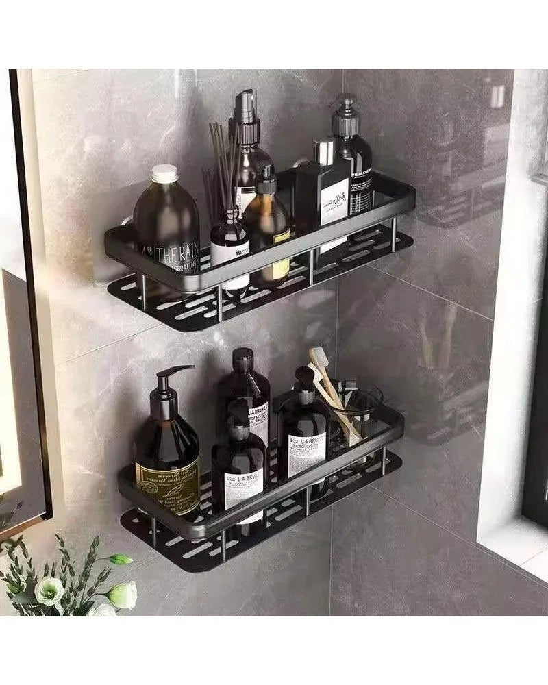 Wall Mounted Shower Shampoo Rack, Bathroom Towel Rack, Diamond Free Stand, Tripod Corner, Rectangular Storage Organizer - 𝐝𝐮𝐯𝐥𝐚𝐬𝐡𝐨𝐩.𝐜𝐨𝐦