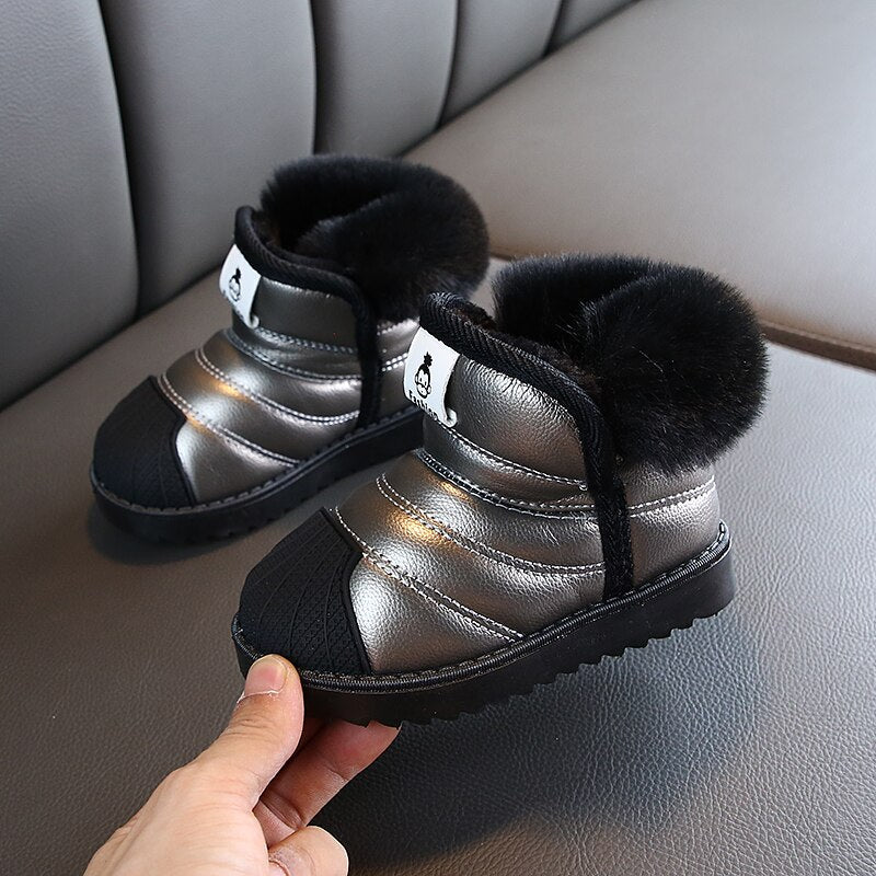 Winter Baby Girls Boys Snow Boots Warm Outdoor Children Boots Waterproof Non - slip Kids Plush Boots Infant Cotton Shoes - 𝐝𝐮𝐯𝐥𝐚𝐬𝐡𝐨𝐩.𝐜𝐨𝐦