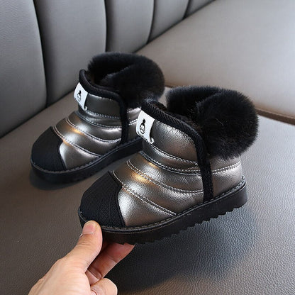 Winter Baby Girls Boys Snow Boots Warm Outdoor Children Boots Waterproof Non - slip Kids Plush Boots Infant Cotton Shoes - 𝐝𝐮𝐯𝐥𝐚𝐬𝐡𝐨𝐩.𝐜𝐨𝐦