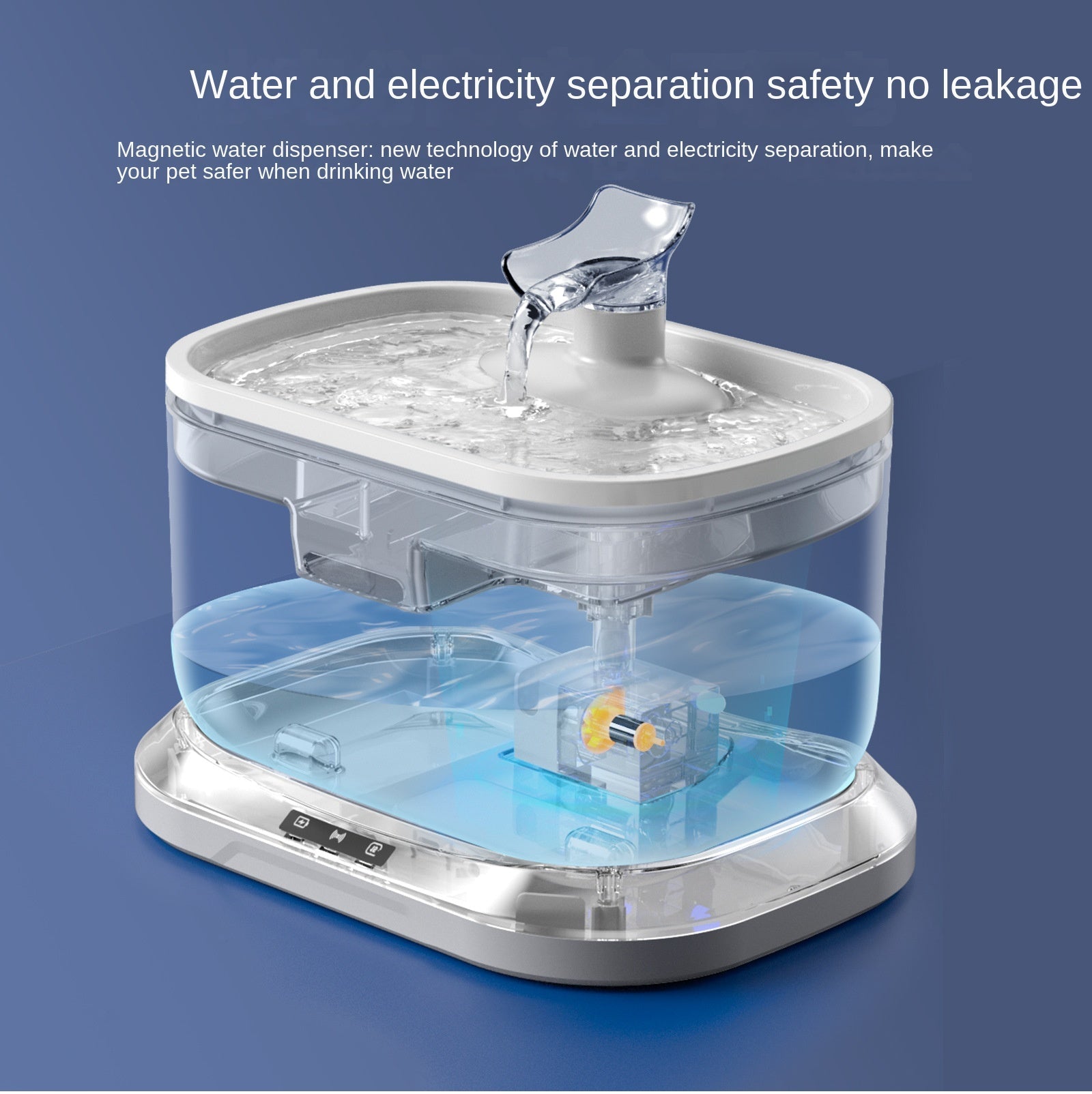 Wireless Cat Water Dispenser Rechargeable Large Capacity Long - lasting Pet Feeder - 𝐝𝐮𝐯𝐥𝐚𝐬𝐡𝐨𝐩.𝐜𝐨𝐦