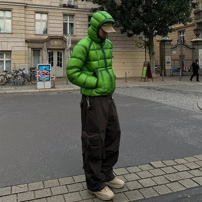 Women Parkas Cotton Jackets Stand Collar Quilted Zipper Long Sleeve Slim Coat Thick Warm Streetwear 2025 Winter Lady Outerwear - 𝐃𝐔𝐕𝐋𝐀𝐒𝐇𝐎𝐏