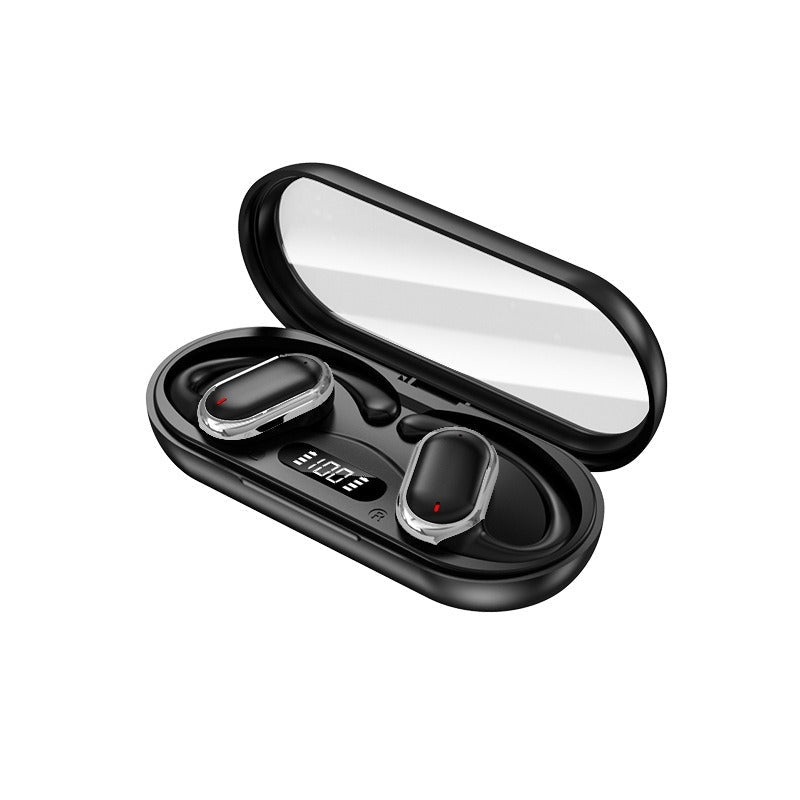 X97 non in ear OWS Bluetooth earphones with over the ear sports transparent compartment for extended battery life and noise redu - 𝐃𝐔𝐕𝐋𝐀𝐒𝐇𝐎𝐏