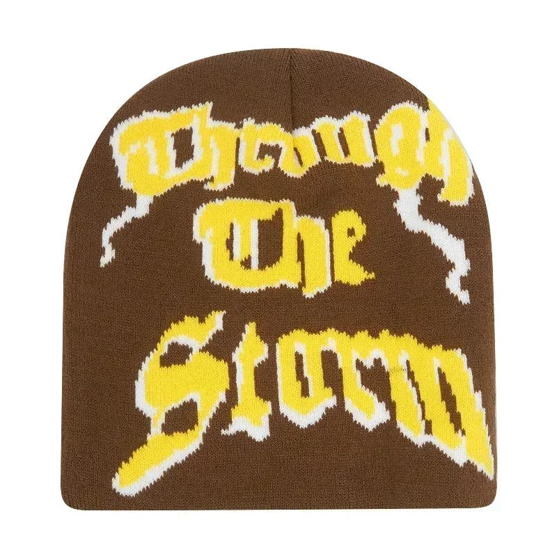 Y2K Letter Knitted Winter Autumn Beanie Cap Men Women Kanye Beanies Gorras Hombre Top Warm Skiing Hat Ear Hats Hip Hop Skullcap - 𝐃𝐔𝐕𝐋𝐀𝐒𝐇𝐎𝐏