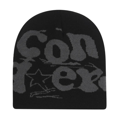 Y2K Letter Knitted Winter Autumn Beanie Cap Men Women Kanye Beanies Gorras Hombre Top Warm Skiing Hat Ear Hats Hip Hop Skullcap - 𝐃𝐔𝐕𝐋𝐀𝐒𝐇𝐎𝐏