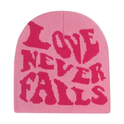 Y2K Letter Knitted Winter Autumn Beanie Cap Men Women Kanye Beanies Gorras Hombre Top Warm Skiing Hat Ear Hats Hip Hop Skullcap - 𝐃𝐔𝐕𝐋𝐀𝐒𝐇𝐎𝐏